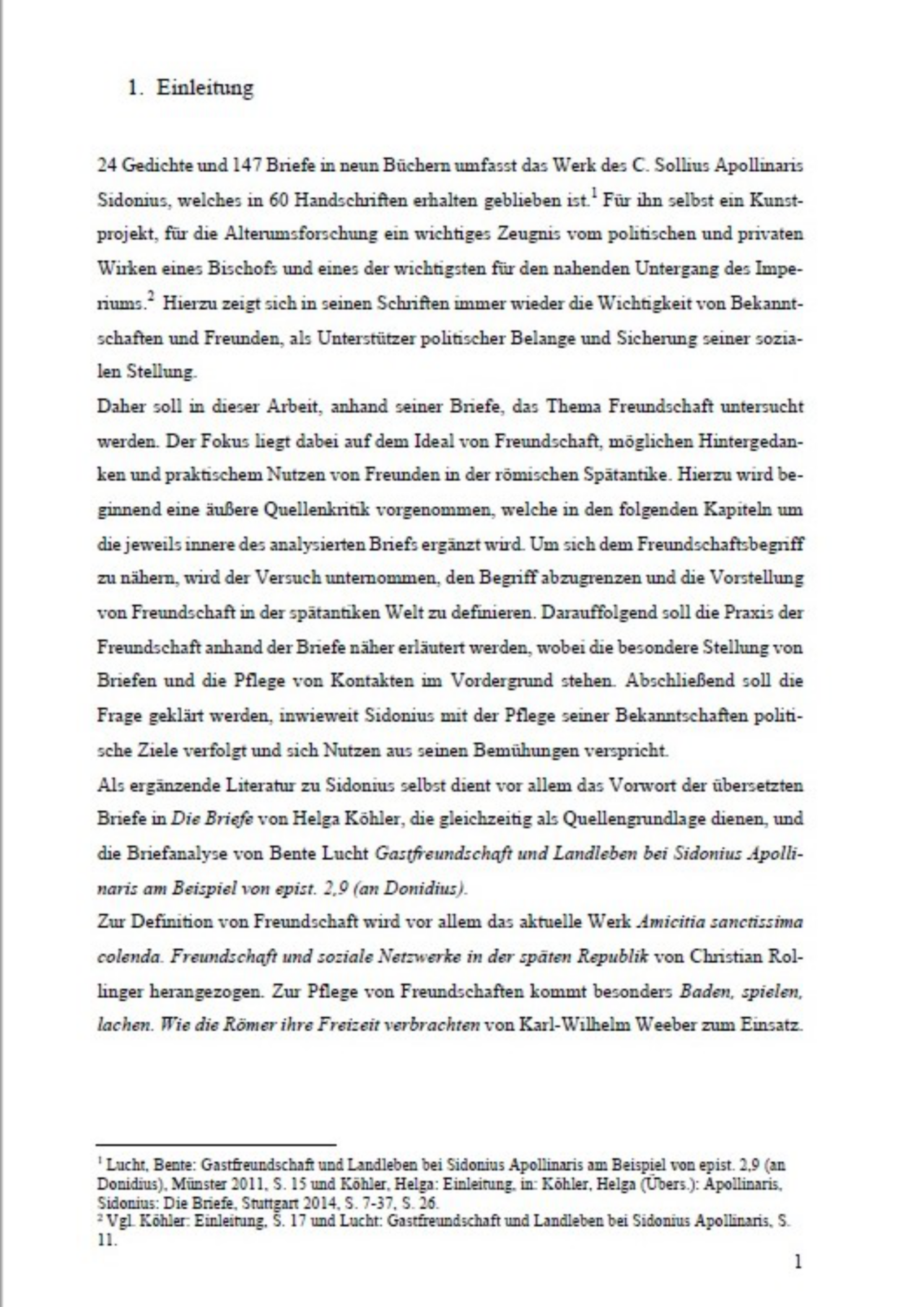 Hausarbeit Einleitung Beispiel Pdf Die Form einer Hausarbeit | Q+ Lernplattformen